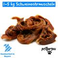 Schweineohrmuscheln Leckerlie Kauartikel 1-10 kg wie Schweineohren Kausnack BARF