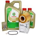 BMW Ölfilter + 7L Castrol LL 5W30 für BMW E46 E36 5ER E39 E60 E53 M50 M52 M54