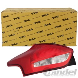 TYC RÜCKLEUCHTE HECKLEUCHTE LINKS passend für FORD FOCUS