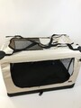 lionto Hundetransportbox faltbar fuer Reise & Auto, 101x69x70 cm
