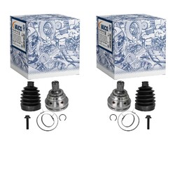 2X VAICO ANTRIEBSWELLENGELENK SATZ RADSEITIG VORNE passend für AUDI A3 Q3 TT SEA