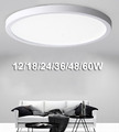 LED Deckenleuchte flach Panel Deckenlampe Wohn Schlaf zimmer Bad Küche Flurlampe