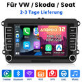 Carplay Für VW Golf Skoda Seat 7"Android 12 Autoradio GPS Nav WIFI BT DAB+ 1+32G