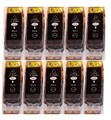 10x Schwarz Drucker patrone für Canon PIXMA MX895 TINTE-Patrone PGI-525 bk