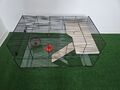 Flamingo Hamsterkäfig/Nagerkäfig Vitru schwarz 3 / 78x48x34cm / UVP 179,00 EUR