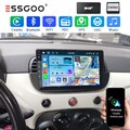 4+64G DAB+ Für Fiat 500 2007-2015 Android 14 Autoradio Apple CarPlay GPS Navi BT