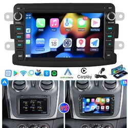 7" Android13 Autoradio GPS 2+32G Für Dacia Duster Sandero Renault Captur BT WIFI
