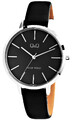Q&Q by Citizen Uhr Damen Armbanduhr Analog Frauen Quarzuhr Kunstlederband 3 ATM