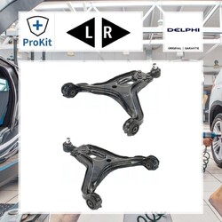 2x Delphi Lenker, Radaufhängung Links, Rechts für Audi 80 B4 Stufenheck
