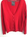 Pepe Jeans Herren Strickjacke Cardigan Gr. M  rot