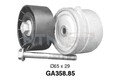 SNR GA358.85 Spannrolle, Keilrippenriemen für ALFA ROMEO  passend für FIAT Rieme