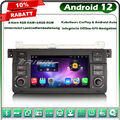 8-Kern 64GB Android 13 Autoradio GPS Navi für BMW 3er M3 E46 Rover 75 MG ZT DAB+