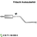 Mittelschalldämpfer Auspuff Mitte für Citroen Xsara ZX 306 a*