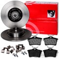 brembo BREMSSCHEIBEN 268mm + BELÄGE HINTEN für PEUGEOT 308 nur SW Kombi Break