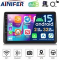DAB+ Android 15 Autoradio GPS Navi BT  Für Dacia Duster 2019-2021