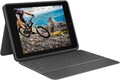 Logitech Rugged Folio iPad 7./8./9. Gen QWERTZ Tastatur Hülle Deutsch grau