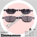 1x ORIGINAL® Zimmermann Bremsbelagsatz, Scheibenbremse Vorne für BMW X5