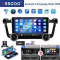 DAB Carplay Für Peugeot 508 11-18 2+32G Android14 Autoradio GPS NAVI WIFI Kamera