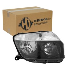 DIEDERICHS HALOGEN SCHEINWERFER mit LWR SCHWARZ RECHTS passend für DACIA DUSTER