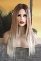Lace Front Wig Perücke Silktop lang blond brünett braun hellblond ombre balayage