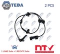 HCA-PL-019 ABS SENSOR DREHZAHLFÜHLER HINTEN NTY 2PCS NEU OE QUALITÄT
