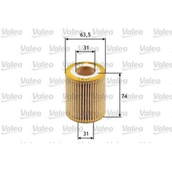 1x Ölfilter VALEO 586510 passend für ALFA ROMEO FIAT OPEL SAAB SUZUKI
