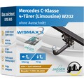 ANHÄNGERKUPPLUNG für Mercedes C-Klasse W202 93-00 starr GDW +7pol E-Satz ABE