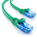 deleyCON 0,25m CAT6 Patchkabel Netzwerkkabel RJ45 Ethernet LAN DSL Kabel grün