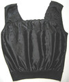 Bluse / Top Schwarz mit Stickereien... Brustweite ca. 52 cm