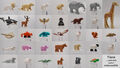 LEGO Tiere Löwe Elefant Schwein Kuh Affe Schaf Hund Katze Zoo Bauernhof Auswahl