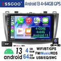 Android 13 Carplay Autoradio Für Mazda 3 2010-2013 BL GPS Navi WiFi RDS +DAB Kam