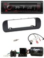 Kenwood Lenkrad CD USB Bluetooth DAB Autoradio für Fiat Panda 2012-2020 schwarz