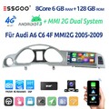 Autoradio DAB+ 8Core Carplay Für Audi A6 C6 4F MMI 2G 128G 8.8" Android KAM NAVI