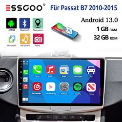10" 1+32G Android13 Autoradio Carplay Für VW Passat B7 2010-2015 GPS NAVI RDS BT