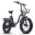 MTB Elektrofahrrad 20 Zoll E Mountainbike 800W 48V Fatbike E-bike Shimano eBike