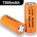 26650A Li-Ionen-Akku 3,6V - 3,7V mit 4500mAh Kapazität und 15A Entladestrom 1-4