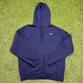 Nike Pullover Blau Sweatshirt Damen Herren Hoodie Langarm Logo Größe M