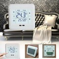 LCD Thermostat Raumtemperaturregler Digital Touchscreen Fußbodenheizung Weiß 16A