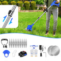 21V RASENTRIMMER GRASSCHNEIDER FREISCHNEIDER TRIMMER MOTORSENSE MIT 1/2 AKKUS DE