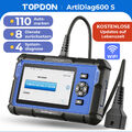 NEU TOPDON AD600S Profi KFZ OBD2 Diagnosegerät Auto Scanner 4 System 8 Funktion