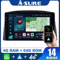 4G+64G Android 14 Autoradio GPS NAVI CarPlay Für Jeep Grand Cherokee 2004-2007