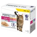 PERFECT FIT NASSFUTTER KATZENFUTTER IN PORTIONSBEUTEL ADULT 1+ MIX PAKET 96x85g