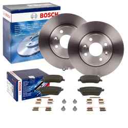 BOSCH BREMSSCHEIBEN 258mm + BELÄGE VORNE passend für RENAULT CLIO IV 4VA 258x22mm | Bitte Einschränkungen beachten