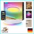 Deckenleuchte RGBIC Smart, 24W Ø30cm Led Deckenleuchte dimmbar, Deckenlampe L...