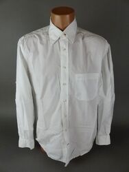 Camel active Herren Hemd Regular langarm weiß uni Freizeithemd Gr. S (18398)
