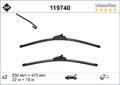 SWF Wischerblatt VisioFlex Umr. (2x) vorne für FORD HONDA MITSUBISHI 119740