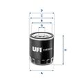 UFI (23.632.00) Ölfilter für FORD JAGUAR VOLVO LAND ROVER