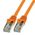 15m CAT.6 Patchkabel Netzwerkkabel SFTP orange LAN Ethernet DSL RJ45 Kabel 