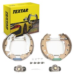 TEXTAR BREMSBACKEN SATZ VORMONTIERT passend für RENAULT 18 ESPACE FUEGO SAFRANE
