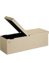 CASARIA® Sitzbank Sitztruhe Sitzhocker mit Stauraum Klappbar Truhenbank Truhe